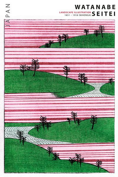 Watanabe Seitei - Illustrierte Landschafts von Old Masters
