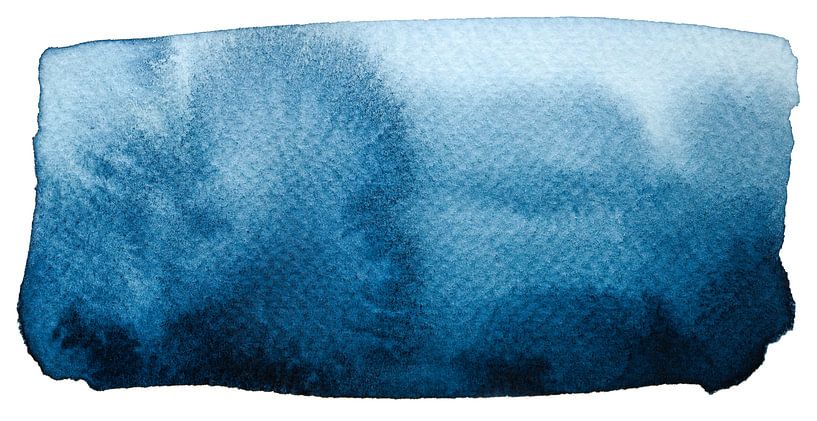 Still waters run deep | Aquarel schilderij van WatercolorWall