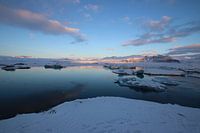 Glacier lake in Iceland