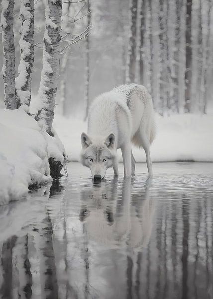 Loup-neige - Soif silencieuse par HyggeHavn