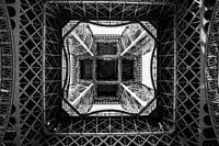 Eiffeltoren van onderaf