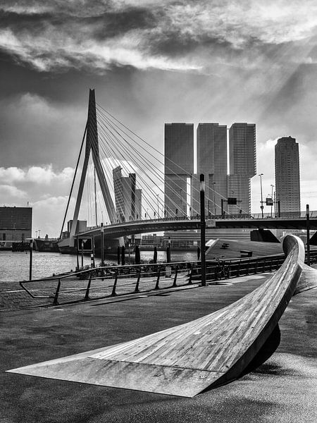 Erasmus Bridge Rotterdam by Rob Boon