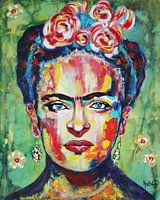 Frida «Pink Flowers» by Kathleen Artist