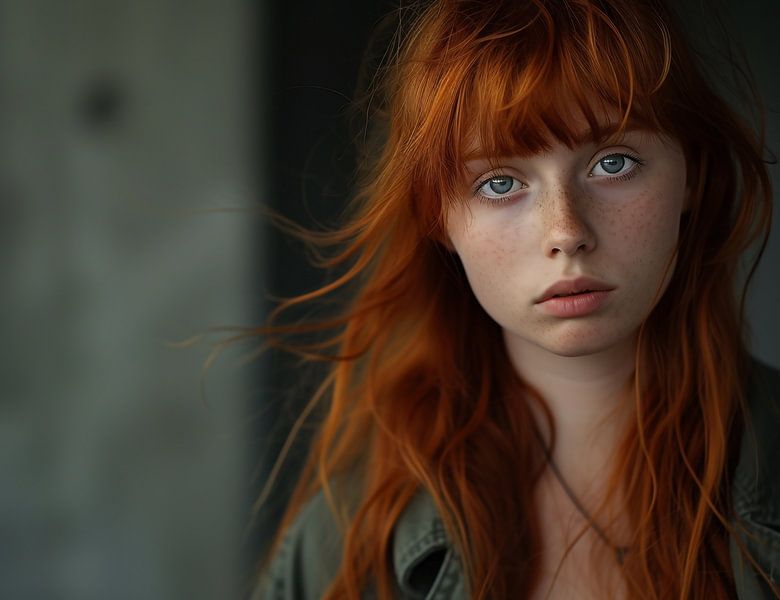 Mysterieuze diepte, zachte ogen van fernlichtsicht