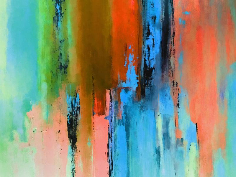 Abstrakte Zusammensetzung 833 von Angel Estevez