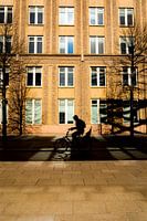 Cyclist at Beatrix Quarter