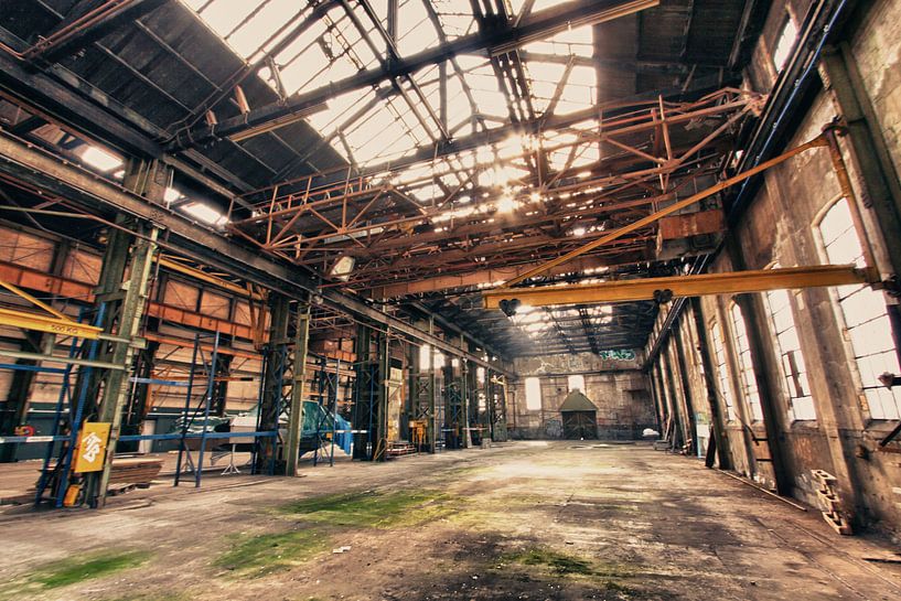 Verfallende Fabrik von Creacas