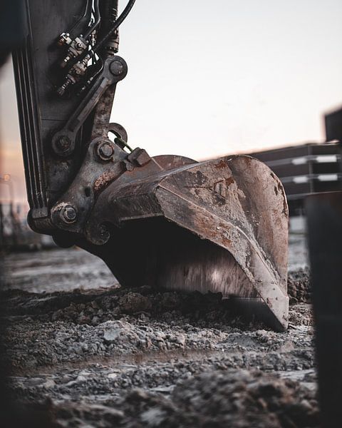 Bagger Nahaufnahme von Pim Haring