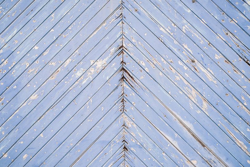 Porte en bois bleue par Fotografiecor .nl