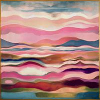 Abstract Mountain landscape