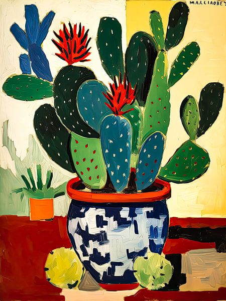 Bunter Kaktus von Your unique art