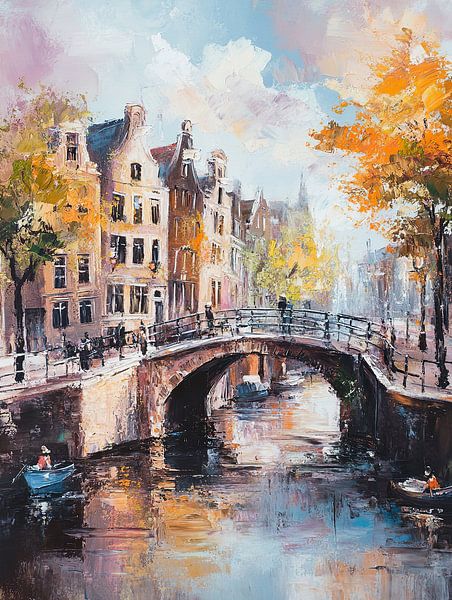 Malerei Amsterdam modern von Abstraktes Gemälde