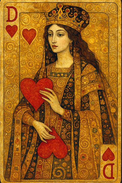 Herz Frau Gemälde von Johannes