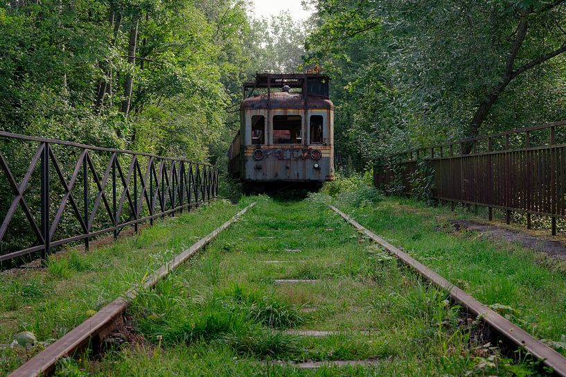 Abandoned steam train by Tim Vlielander