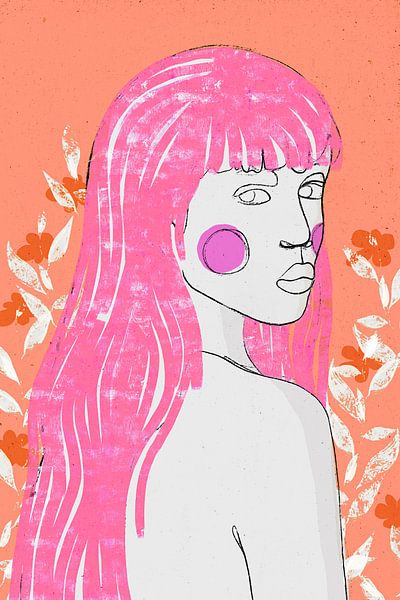 The Tulip Girl (Peach) by Treechild