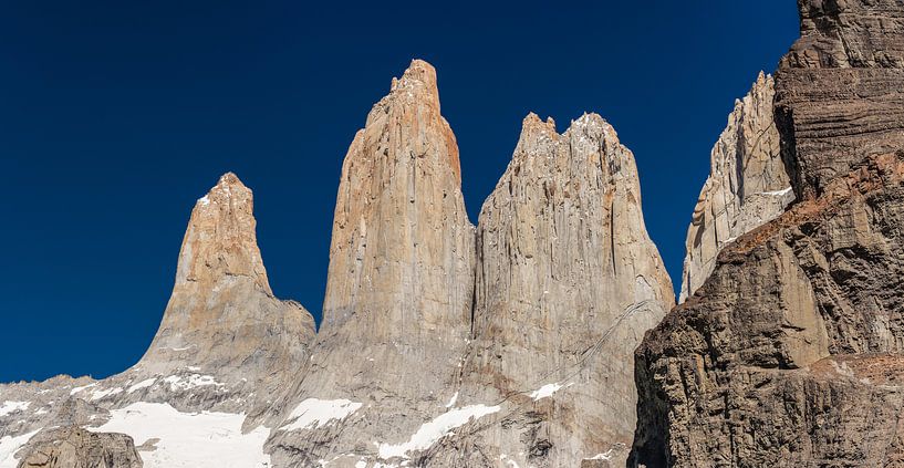 Die Gipfel der Torres del Paine von Ronne Vinkx