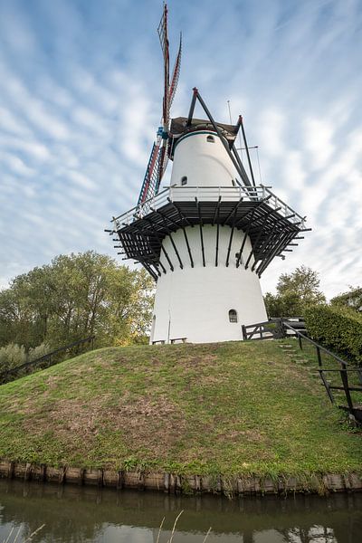 windmolen in Deil Holland by Marcel Derweduwen