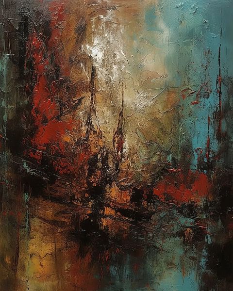 Abstract painting &quot;Wabi-sabi&quot; by Studio Allee