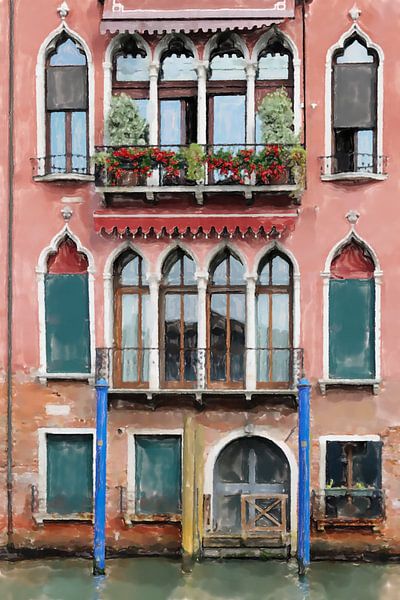 Palazzo in Venetië ART 3.0 van Ingo Laue