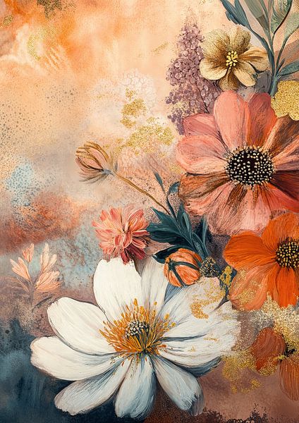 Blütenblatt-Symphonie von Wunderbare Kunst