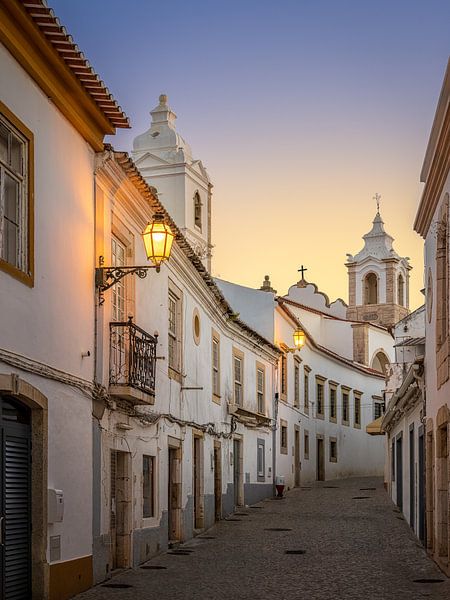 Coucher de soleil à Lagos, Portugal par Michael Abid