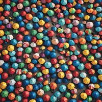 Colourful pallet of umbrellas's