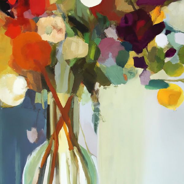 Peinture abstraite colorée :  par Studio Allee