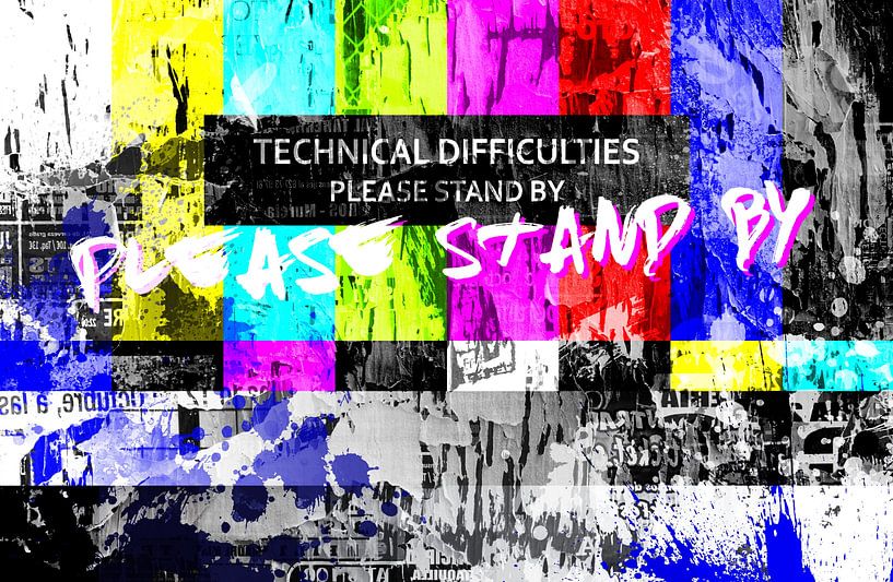 Test kaart – Please stand by! by Sharon Harthoorn