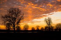 Sunset at the Maas 2