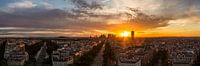Panorama La Défense at sundown