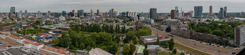 Skyline Rotterdam panorama by Erik van 't Hof