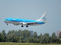 KLM-Maschine bereit zur Landung