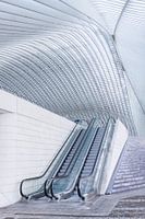 Architektur Lüttich-Guillemins, Bahnhof von Lüttich, entworfen von Calatrava.