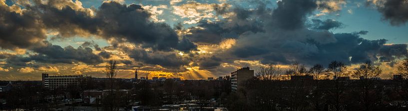 Amersfoort Zonsondergang von Vincent van den Hurk