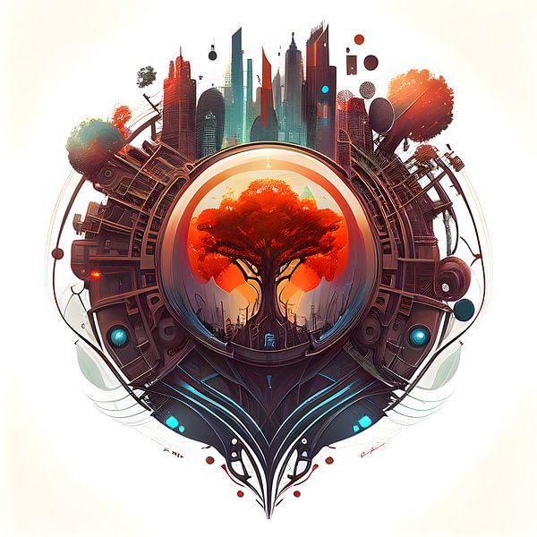 Herzförmiger Stadtbaum von Tammo Tamminga