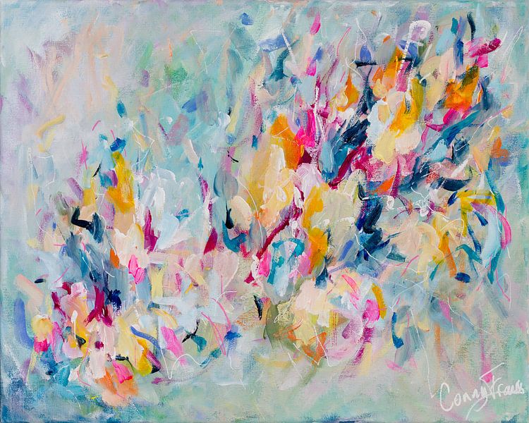 Vanilla Petals bringen Frosty Fields zum Singen - aus der Serie 'Pastel Petals'. von QEIMOY