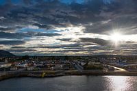 Vue du port de Puerto Natales