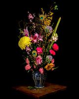 A beautiful, full, colourful, cheerful bouquet