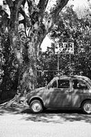 Oude Cinquecento op Italiaans pleintje