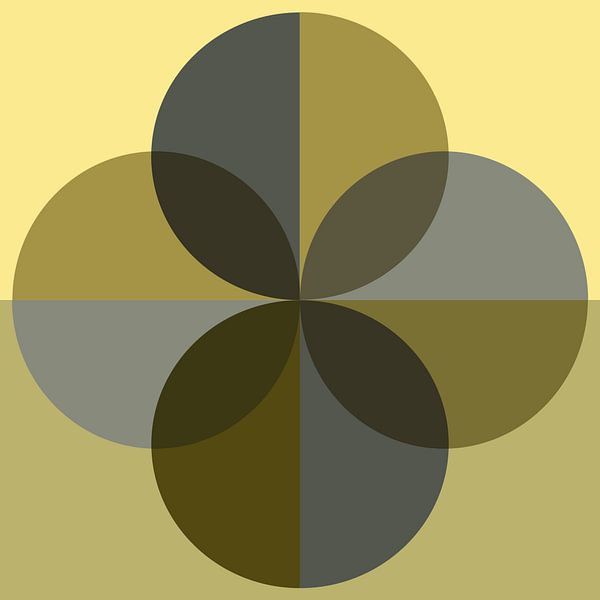 Skandinavische Retro Abstraktion von Mad Dog Art