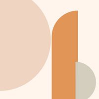 Abstract art in contemporary colors