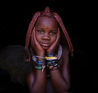 The Angolan girl from the Tua tribe.