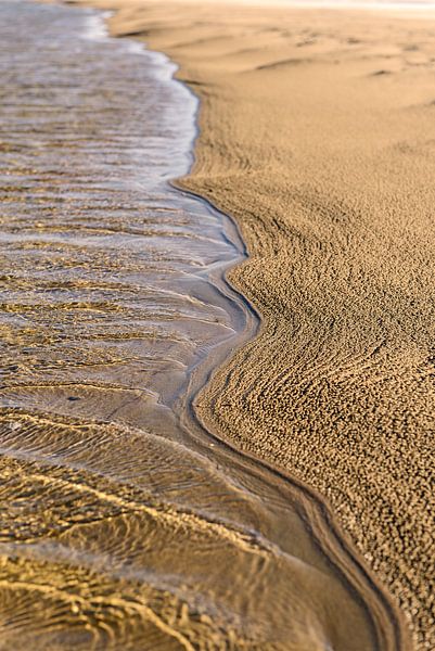 Strand - Wasserlinie von Wouter van Woensel