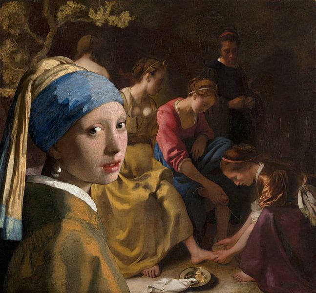 Diana and her Nymphs &amp; the Girl with the Pearl Earring by Eigenwijze Fotografie