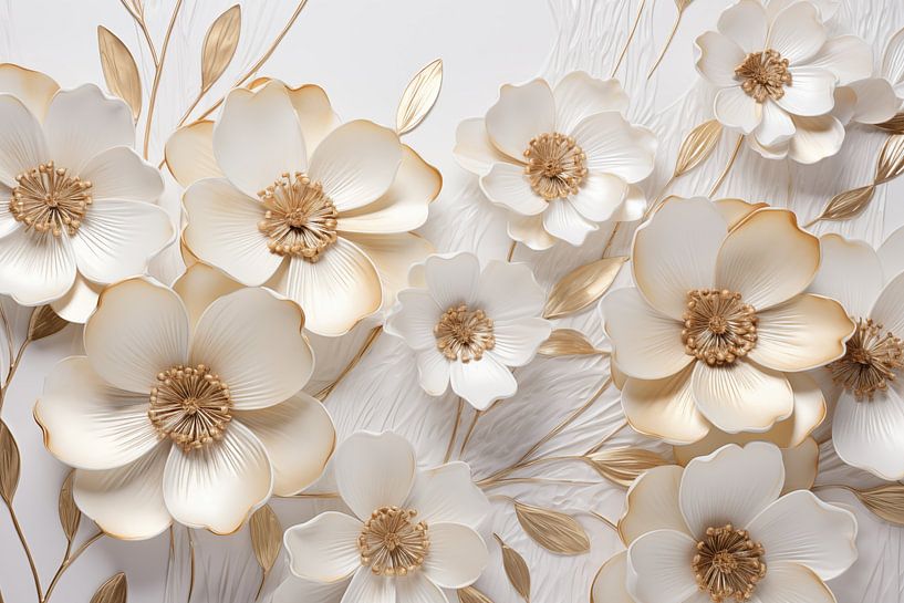 Flowers abstract by Bert Nijholt