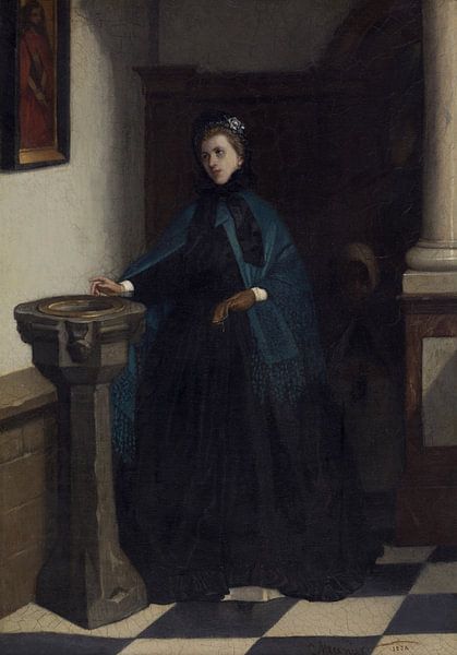 Das Weihwasserfass, Constantin Meunier von Atelier Liesjes