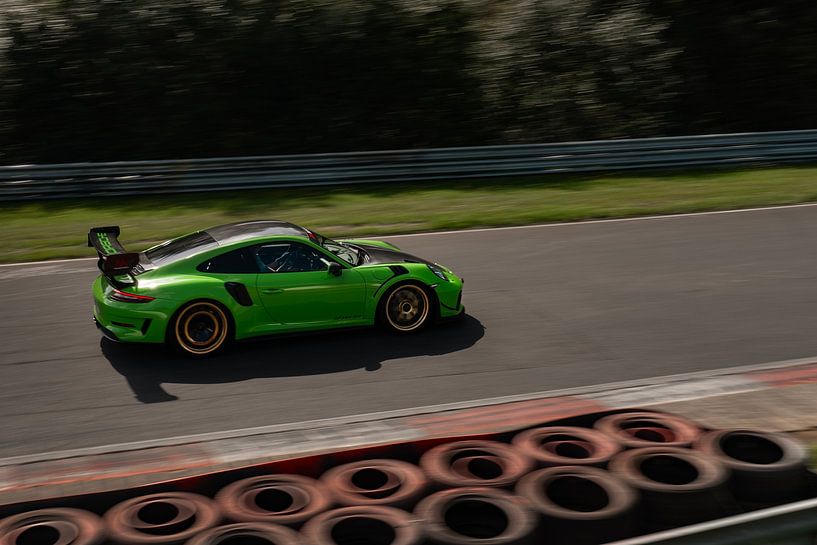 Ils me voient rouler - Porsche verte par Mäbel Seelen
