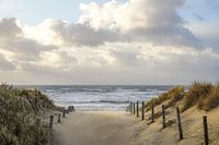 Beach, sea and sun on a stormy evening!