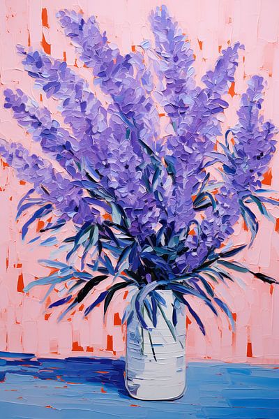 Nature morte moderne de fleurs par Peinture Abstraite