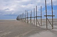 Uitgeklede steiger op Vlieland